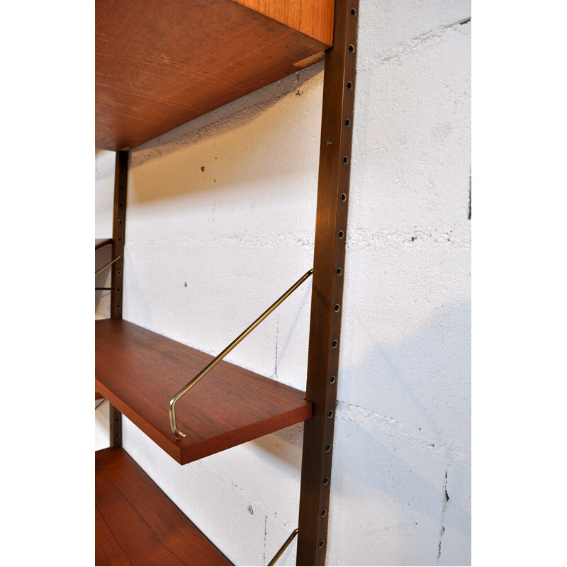 Modular shelf in teak "Royal System", Poul CADOVIUS - 1950s