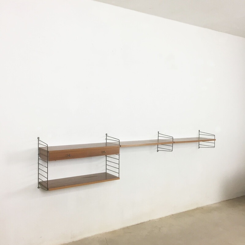 Shelving system by Nisse Strinning for String - 1960s