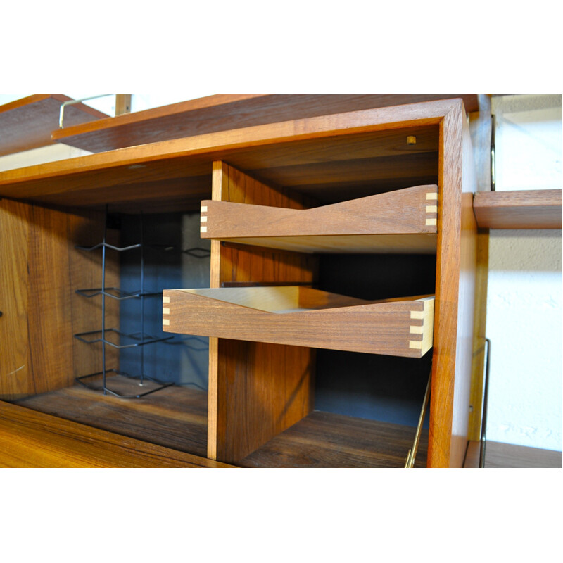 Modular storage cabinet in teak "Royal System", Poul CADOVIUS - 1950s