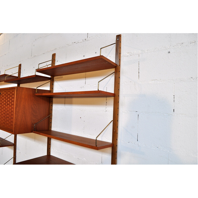 Modular storage cabinet in teak "Royal System", Poul CADOVIUS - 1950s