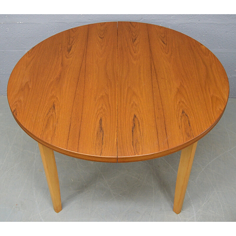 Vintage extensible dining table in teak - 1960’s