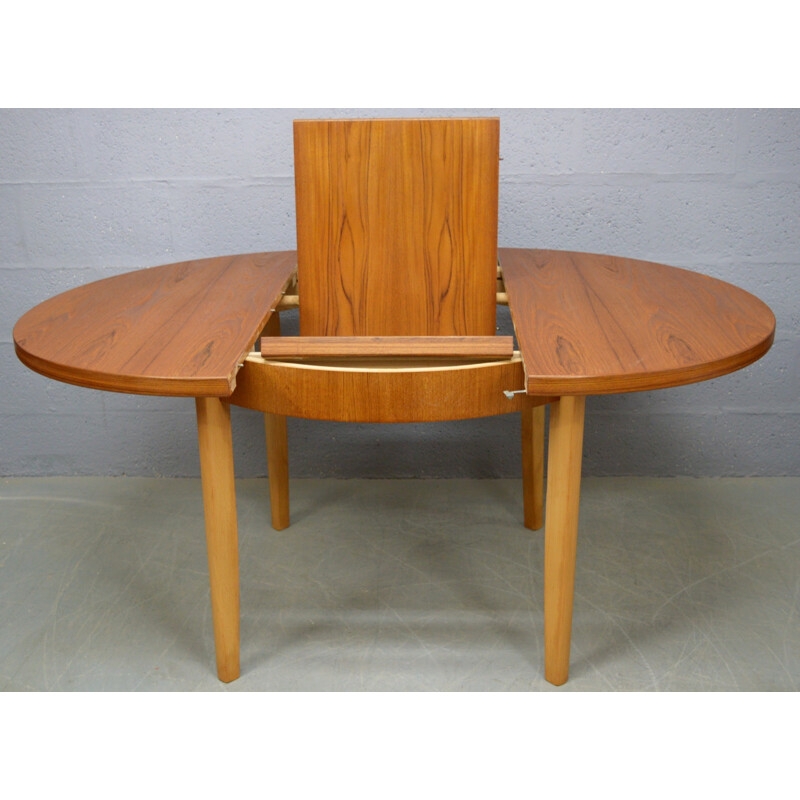 Vintage extensible dining table in teak - 1960’s