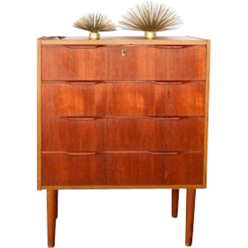 Vintage scandinavian teak chest of drawers - 1960s