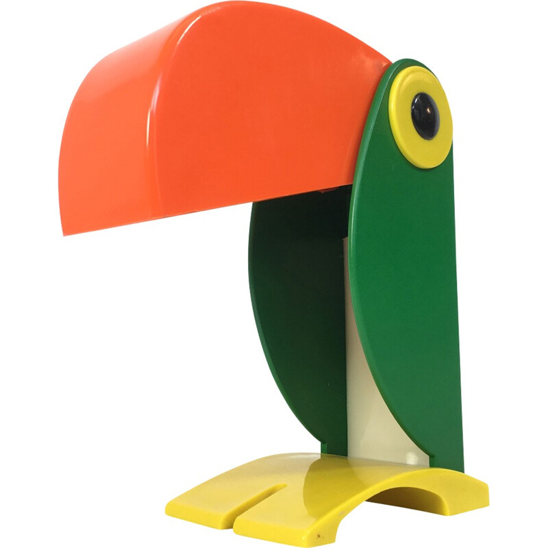 Vintage Toucan lamp, Old Timer Ferrari - 1960s