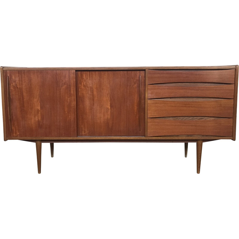 Vintage danish small sideboard in teak - 1950s