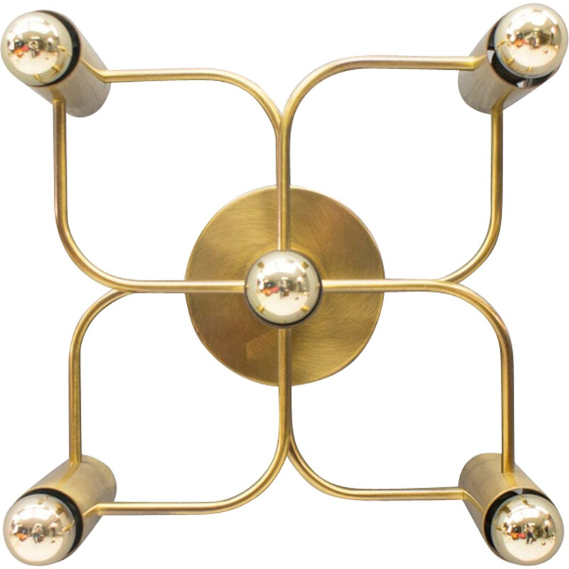 Vintage Hollywood Regency flower ceiling light 'Leola' - 1960s