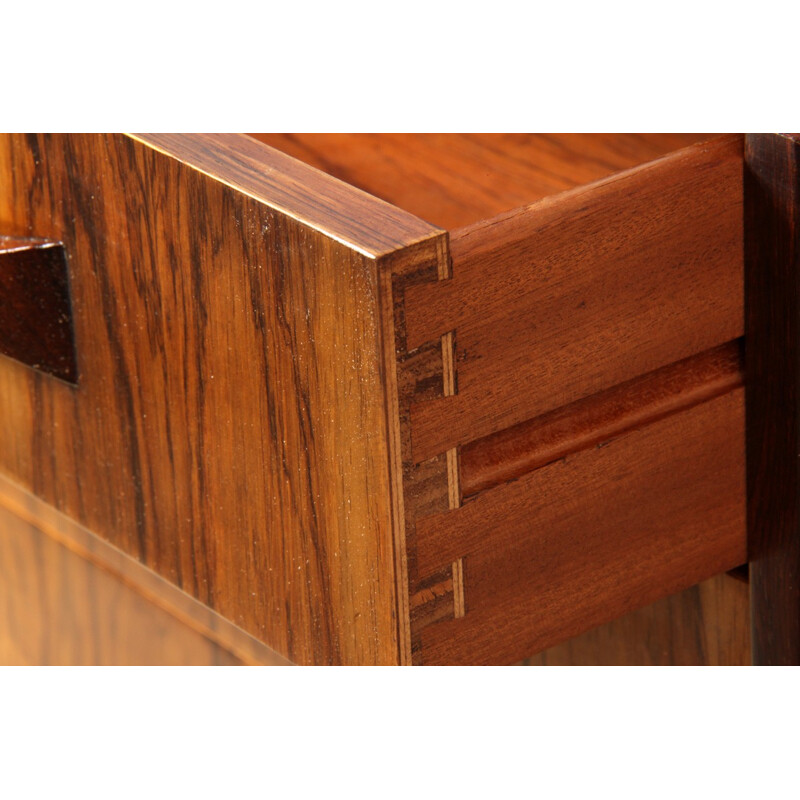 Vintage scandinavian rosewood desk - 1960s