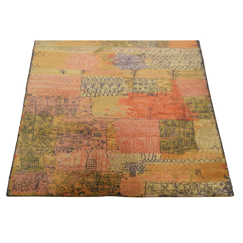 Florentinisches villenviertel art rug by Paul Klee for Ege Axminster AS - 1980s