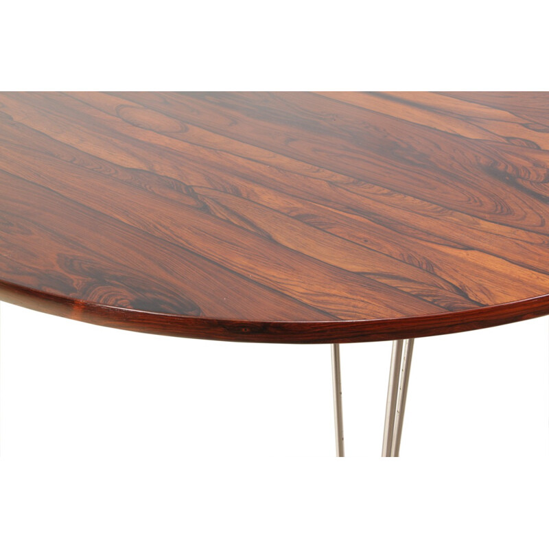 Vintage Dining Table in Rosewood by Hans Battrud - 1960s