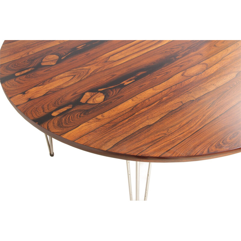 Vintage Dining Table in Rosewood by Hans Battrud - 1960s