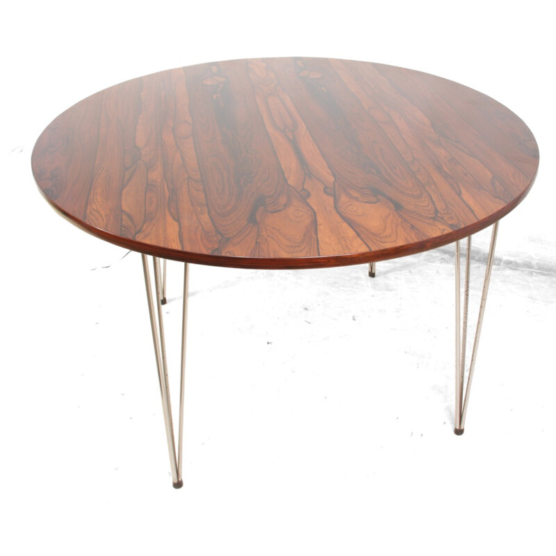 Vintage Dining Table in Rosewood by Hans Battrud - 1960s