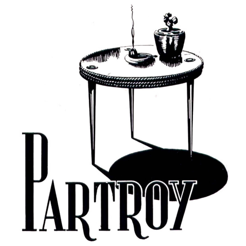 Suite de 3 tables "Partroy" de Pierre Cruège - 1950