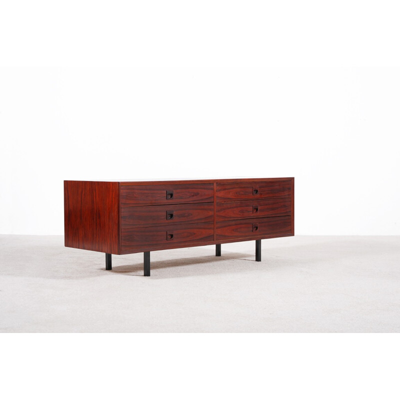 Vintage rosewood chest of drawers by Brouer - 1960s