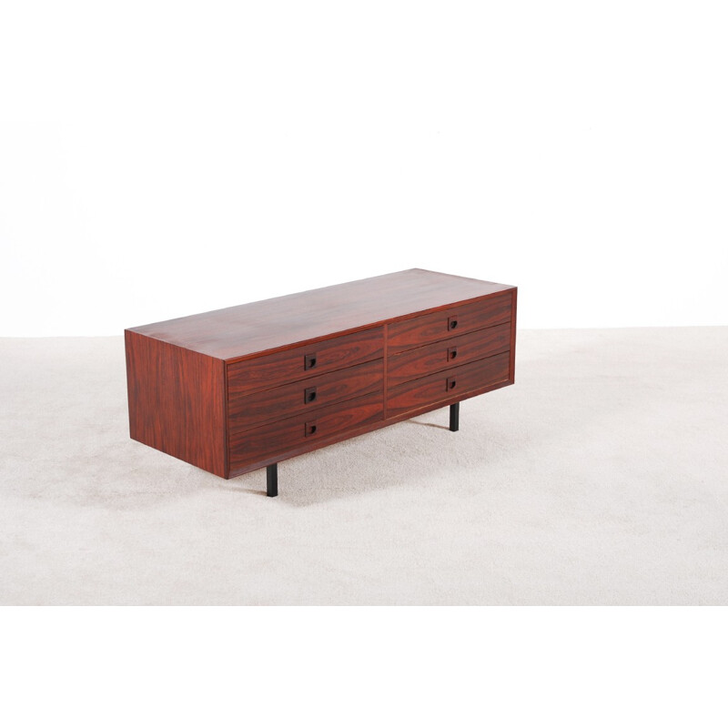 Vintage rosewood chest of drawers by Brouer - 1960s