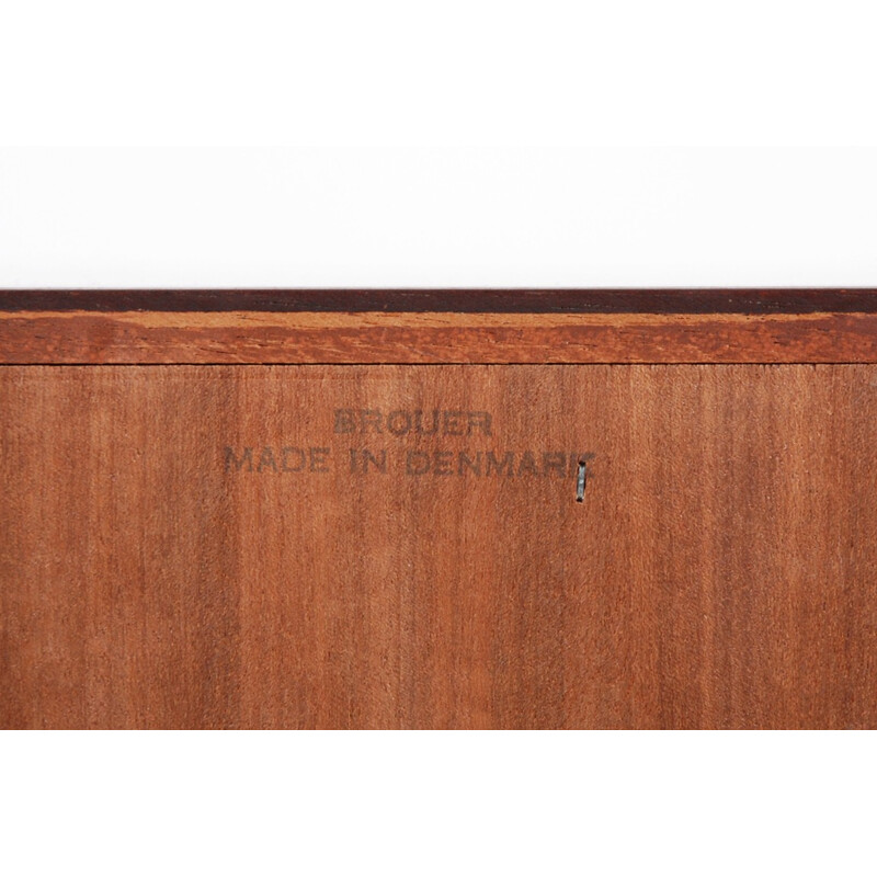 Vintage rosewood chest of drawers by Brouer - 1960s