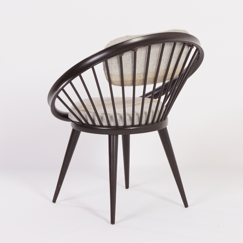 Vintage Circle Chair by Yngve Ekstrom for Swedese - 1960s