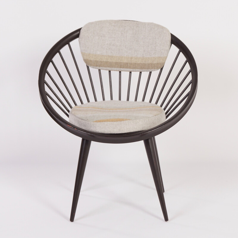 Vintage Circle Chair by Yngve Ekstrom for Swedese - 1960s