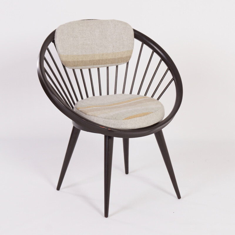 Chaise en forme de cercle par Yngve Ekstrom pour Swedese - 1960