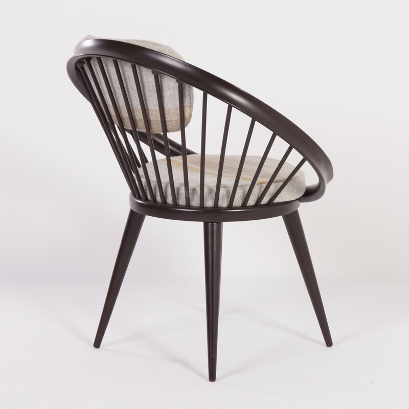 Vintage Circle Chair by Yngve Ekstrom for Swedese - 1960s