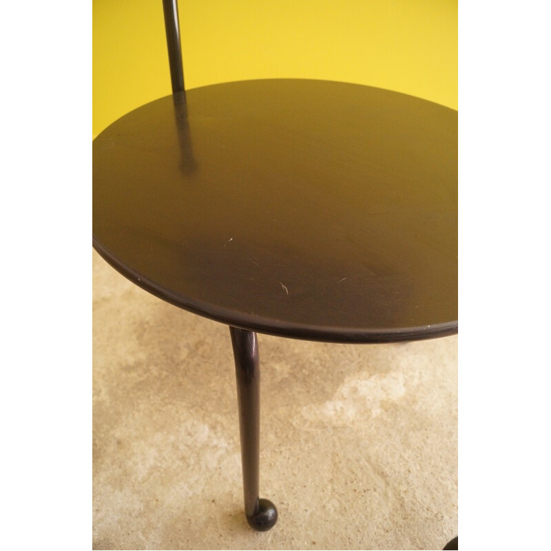 Metal vintage rolling table by Tord Bjorklund - 1980s