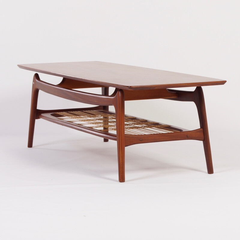 Vintage Teak Coffee Table by Louis van Teeffelen for Wébé - 1960s