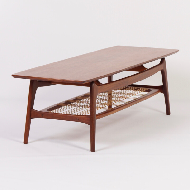 Vintage Teak Coffee Table by Louis van Teeffelen for Wébé - 1960s