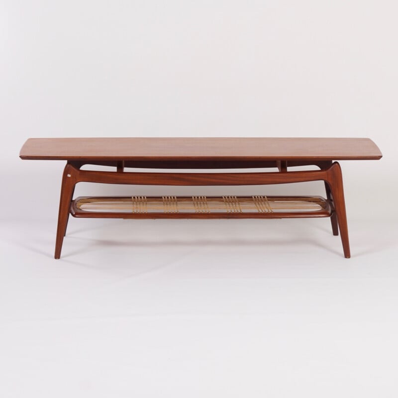 Vintage Teak Coffee Table by Louis van Teeffelen for Wébé - 1960s