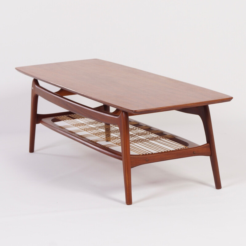 Vintage Teak Coffee Table by Louis van Teeffelen for Wébé - 1960s