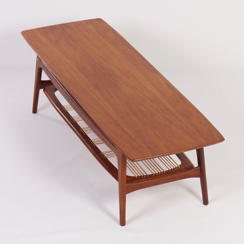 Vintage Teak Coffee Table by Louis van Teeffelen for Wébé - 1960s