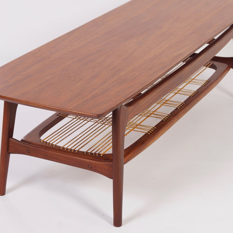 Vintage Teak Coffee Table by Louis van Teeffelen for Wébé - 1960s