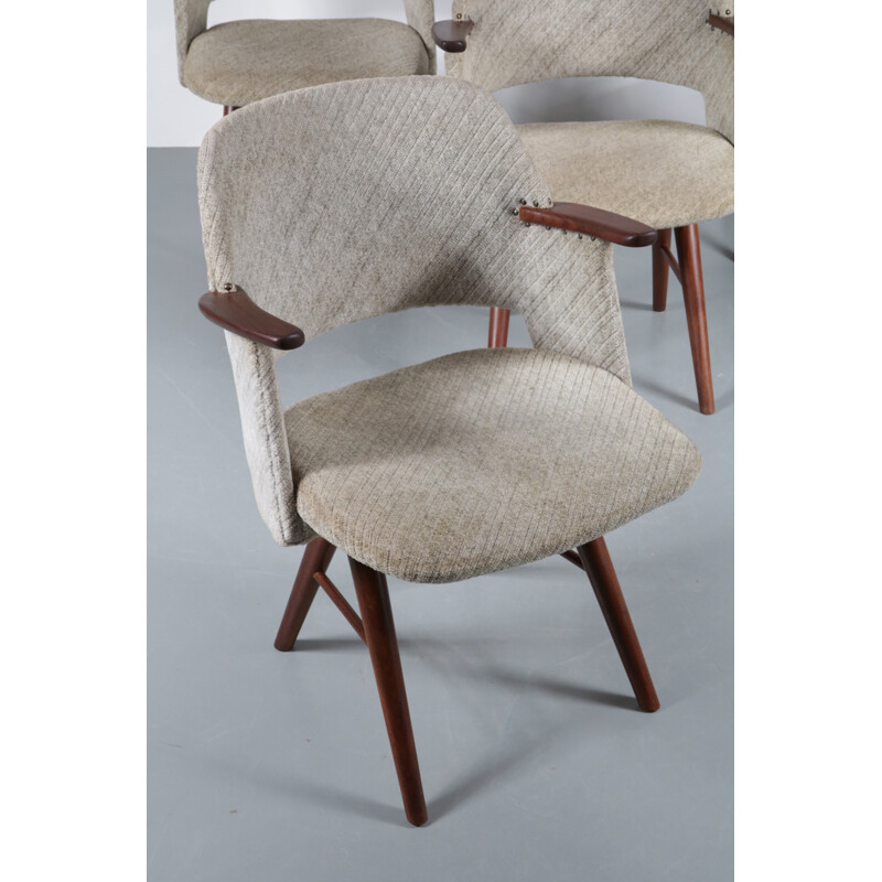 Suite de 4 chaises à repas FE30 de Cees Braakman - 1950