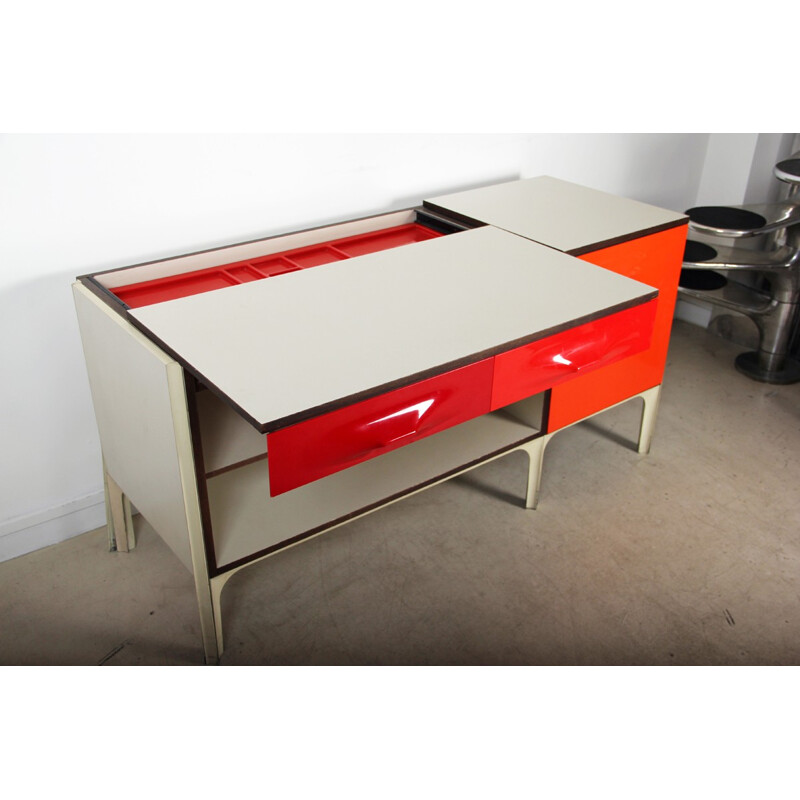 Vintage desk by Raymond Loewy for DF2000 - 1960s