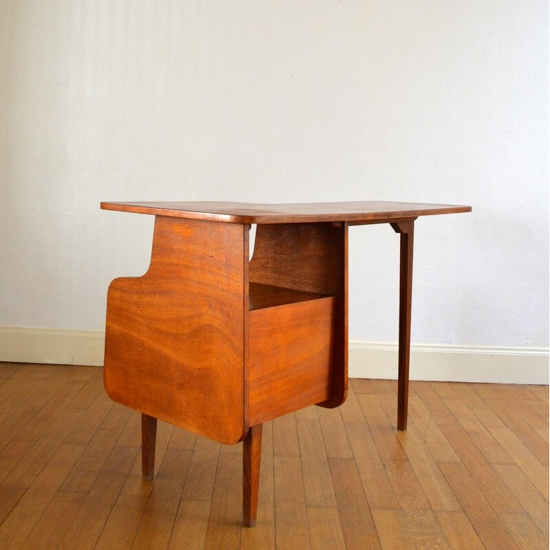 Vintage desk by Jacques Hauville for Bema - 1950s