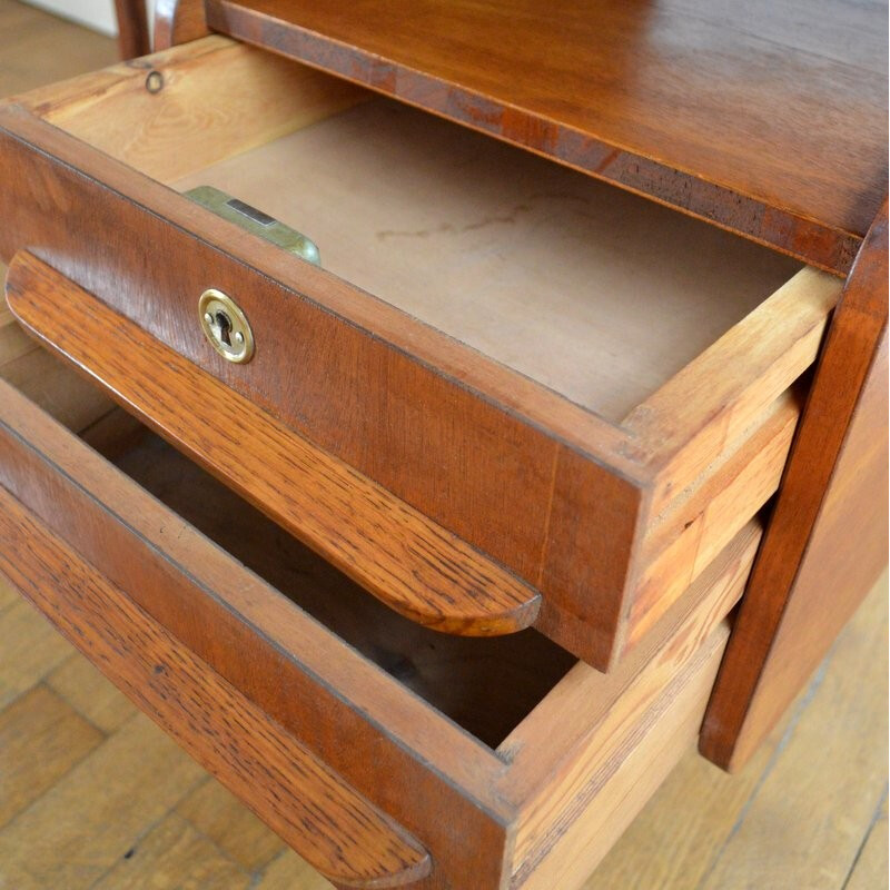 Vintage desk by Jacques Hauville for Bema - 1950s