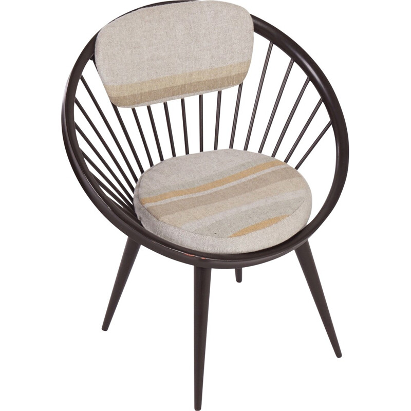 Vintage Circle Chair by Yngve Ekstrom for Swedese - 1960s