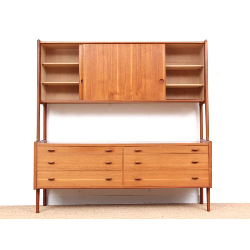 Vintage Scandinavian sideboard model N 37 by Hans Wegner for Ry Møbler - 1950s