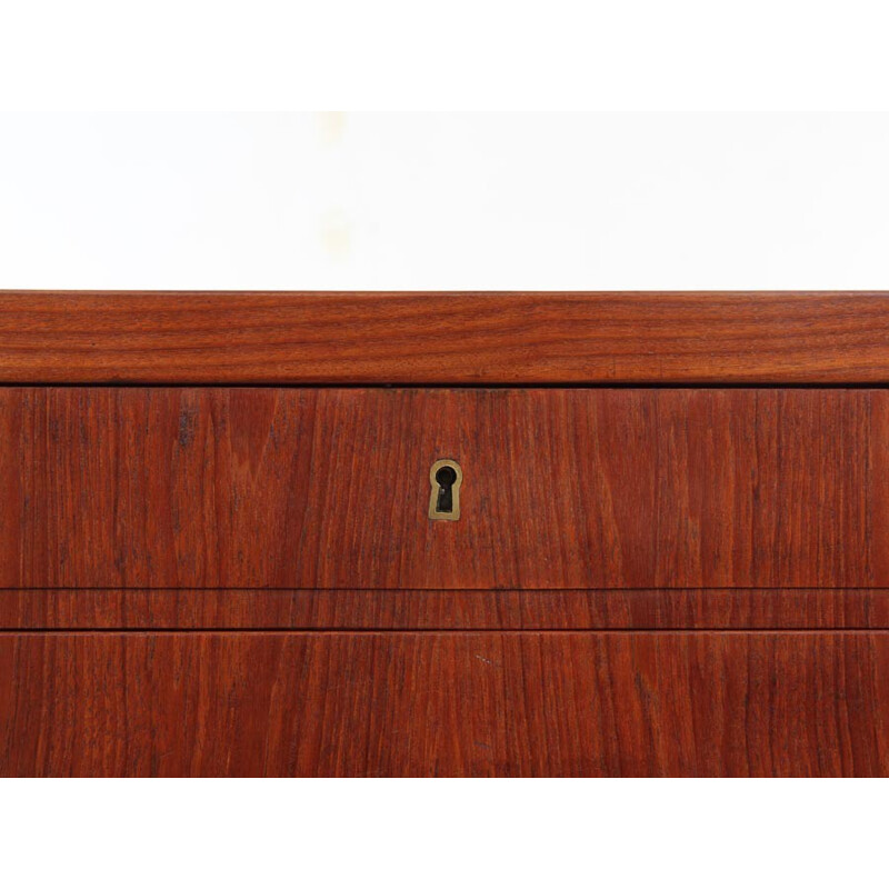 Vintage Scandinavian teak chest of drawers  - 1950s