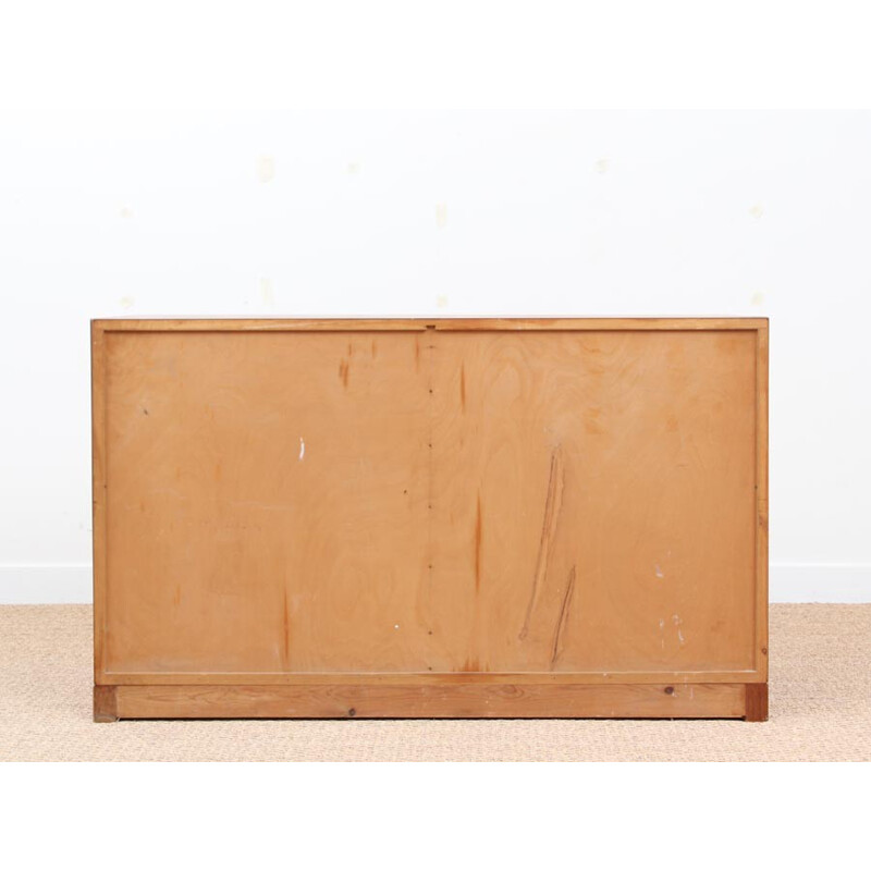 Vintage sideboard with 2 doors by Borge Mogensen for FDB - 1950s