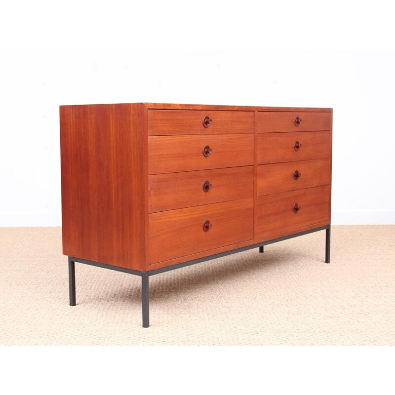 Vintage teak chest of drawers by Borge Mogensen for Karl Andersson & Söner - 1950s 