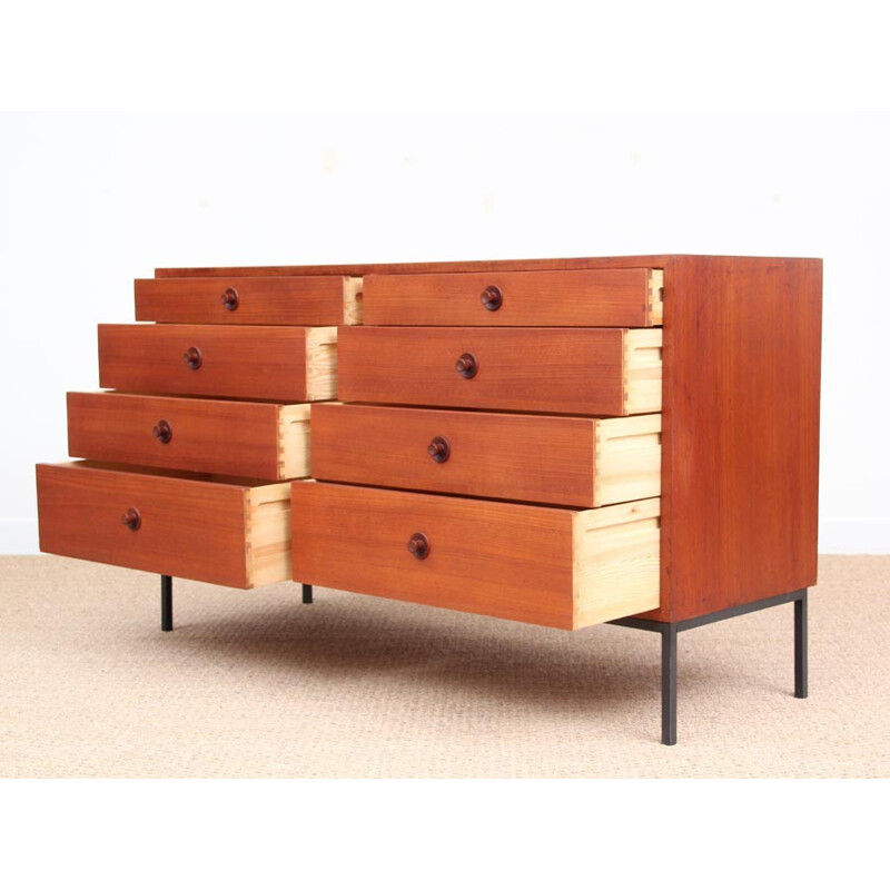 Vintage teak chest of drawers by Borge Mogensen for Karl Andersson & Söner - 1950s 