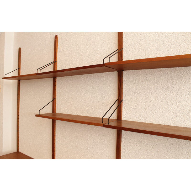 Vintage wall shelving system by Poul Cadovius for Cado House - 1960s