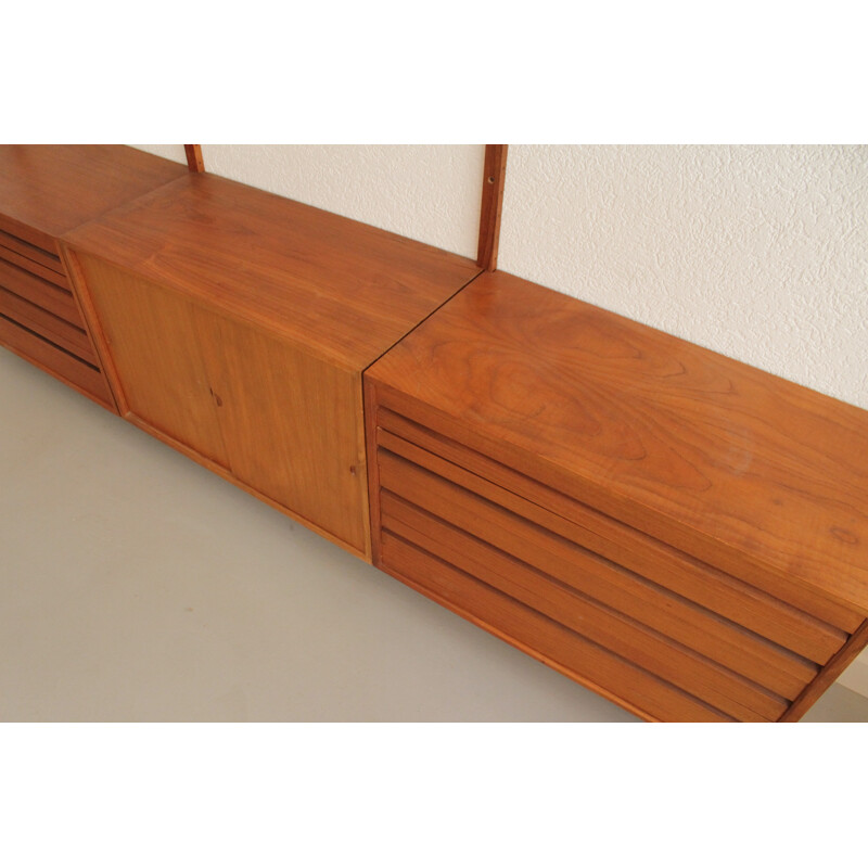 Vintage wall shelving system by Poul Cadovius for Cado House - 1960s