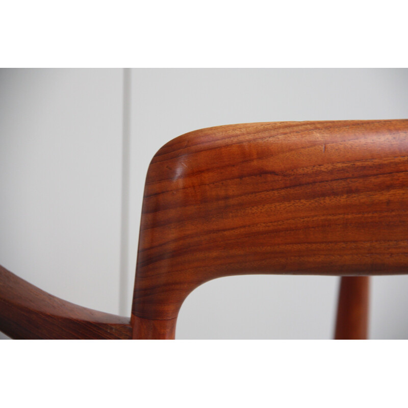 Vintage dining chair in teak with armrests, Model 56 by Niels Otto Möller for J.L.Möbelfabrik, Denmark - 1960s 