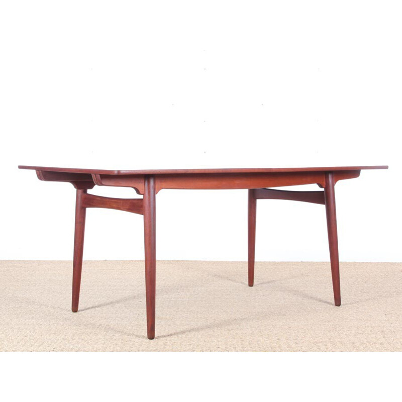 Extendable vintage dining table Model AT-310 by Hans Wegner pour Andreas Tuck - 1950s