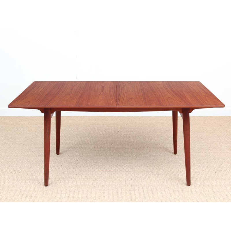 Table à repas vintage extensible Modèle AT-310 d'Hans Wegner pour Andreas Tuck - 1950 