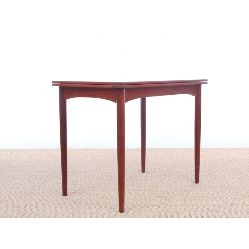 Vintage dining table in teak by Borge Mogensen for Soborg Mobelfabrik - 1950s