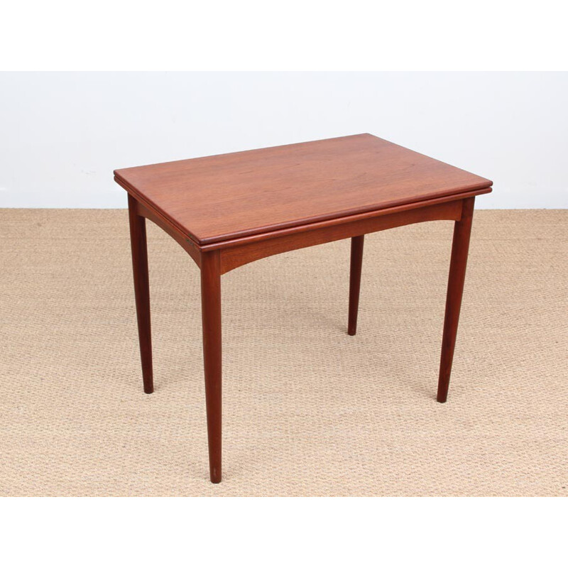 Vintage dining table in teak by Borge Mogensen for Soborg Mobelfabrik - 1950s