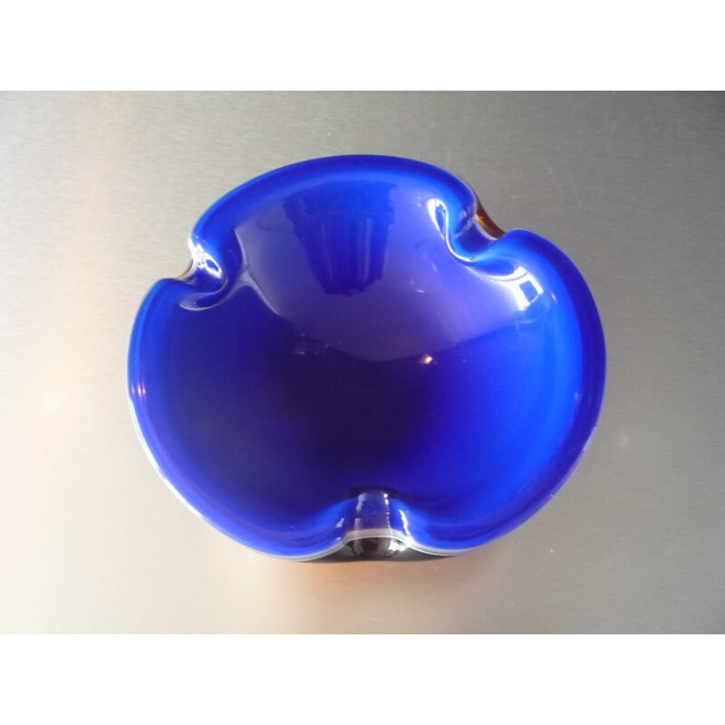 Vide poches en verre de Murano bleu - années 50