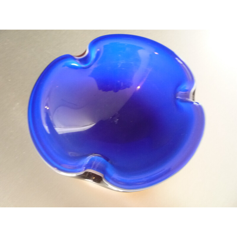 Vide poches en verre de Murano bleu - années 50