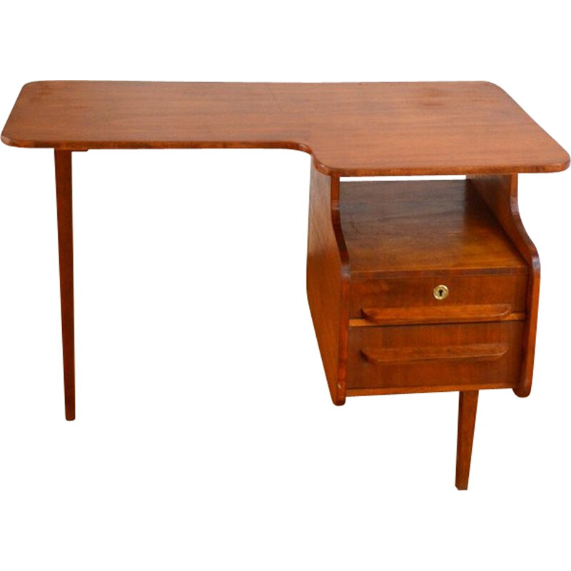 Vintage desk by Jacques Hauville for Bema - 1950s